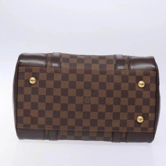 LOUIS VUITTON Damier Ebene Berkeley Hand Bag N52000 LV Auth 134725 - Picture 7 of 16